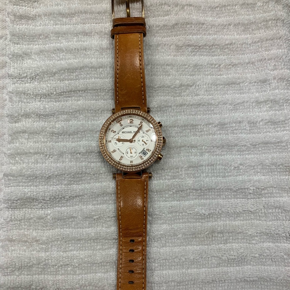 Women’s Michael Kors Leather Watch
